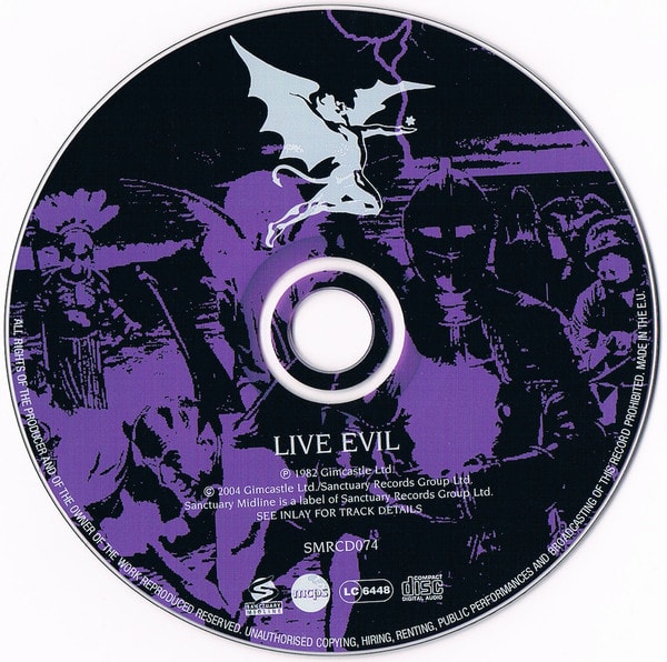 Black Sabbath Live Evil Cd3
