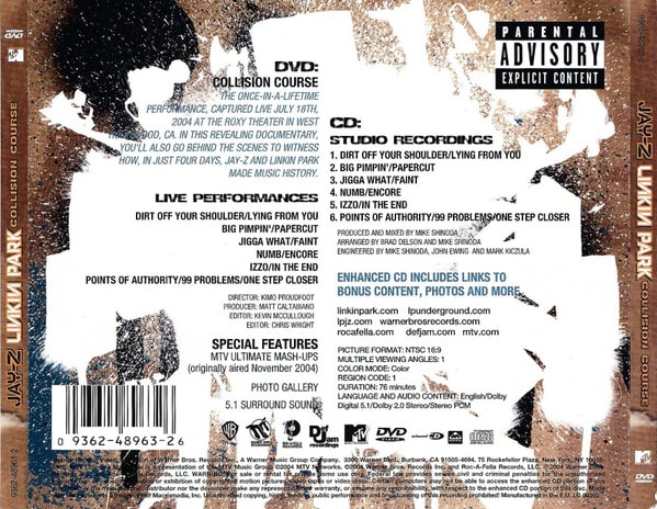 Cd Jay-Z / Linkin Park Collision Course2