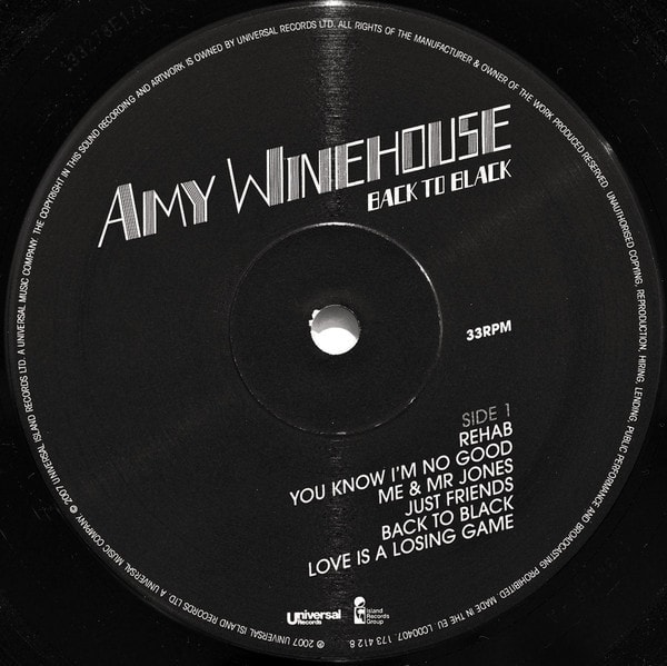 Amy Winehouse Back To Black Vinilo Nuevo3