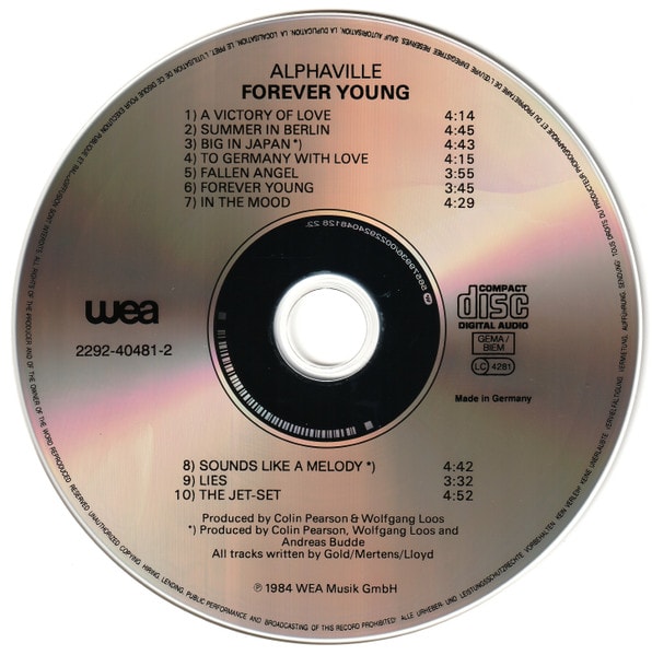 Alphaville Forever Young CD3