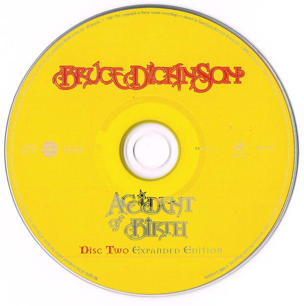 Bruce Dickinson Accident of Birth Cd4