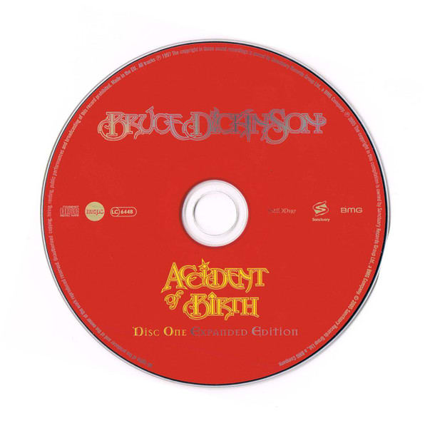 Bruce Dickinson Accident of Birth Cd3