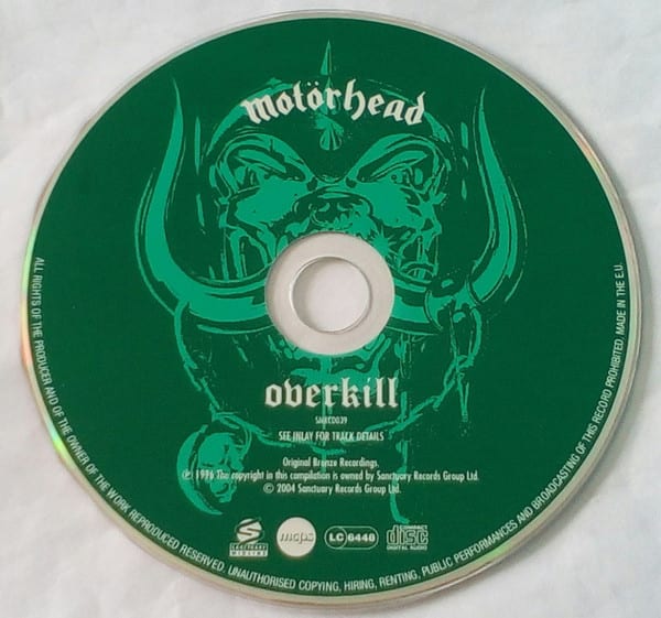 Motörhead Overkill Cd3