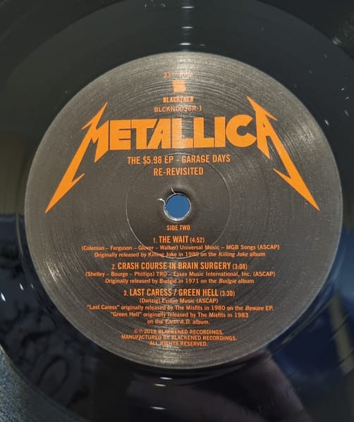 METALLICA GARAGE DAYS RE-REVISITED (REMASTERED) Vinilo3