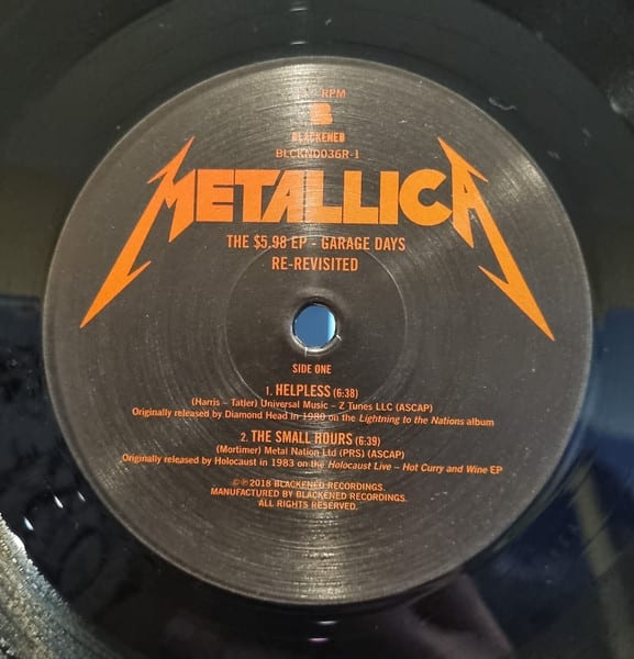 METALLICA GARAGE DAYS RE-REVISITED (REMASTERED) Vinilo4