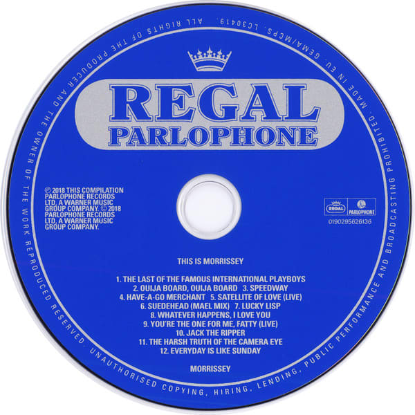 Morrissey This Is Morrissey CD3