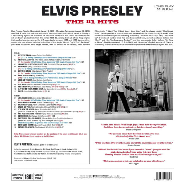 Elvis Presley Hits #1 Vinilo2