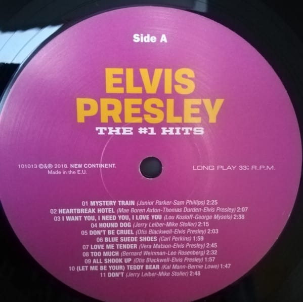 Elvis Presley Hits #1 Vinilo3