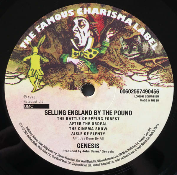Genesis Selling England By The Pound Vinilo3