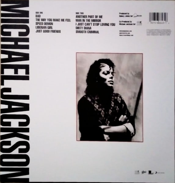 Michael Jackson Bad Vinilo3