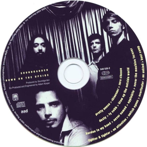Soundgarden Down On The Upside Cd3