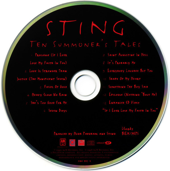Sting Ten Summoner's Tales Cd2