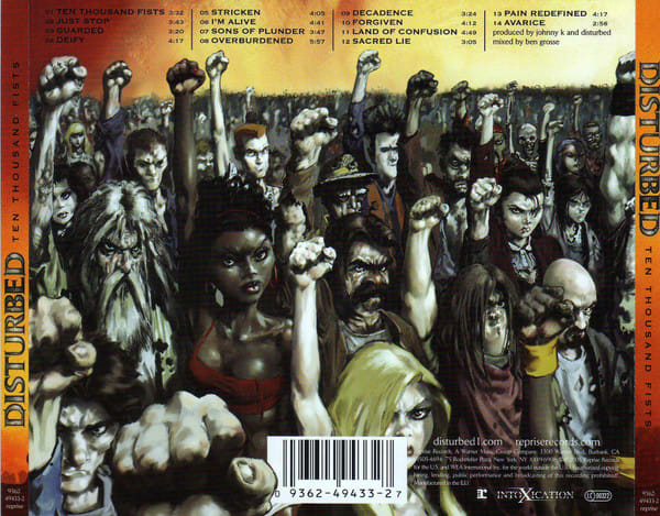 Disturbed Ten Thousand Fists Nuevo Y Sellado cd2