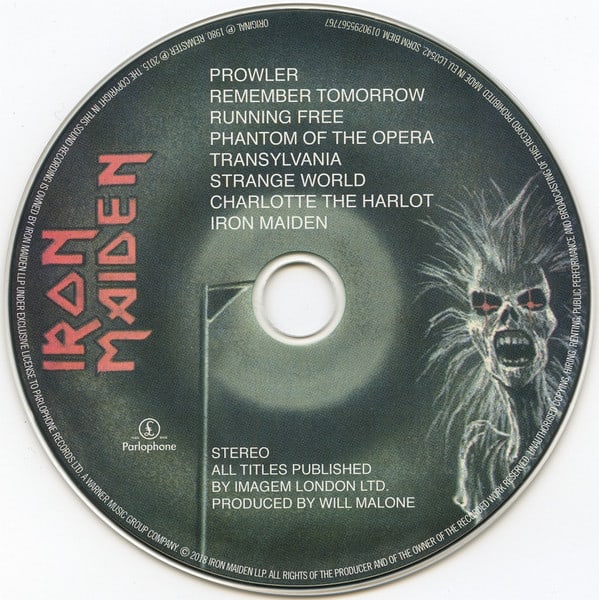 Cd Iron Maiden Iron Maiden3