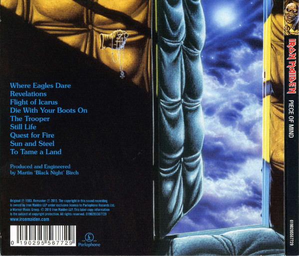 Cd Iron Maiden Piece Of Mind2