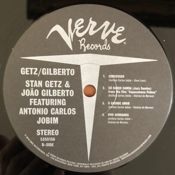 GETZ,STAN / GILBERTO,JOAO GETZ / GILBERTO Vinilo4