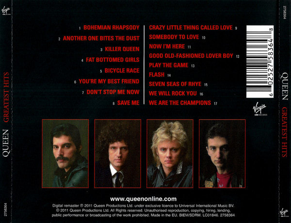 Boxset Queen Platinum Collection Greatest Hits 1, 2 & 3 cd4