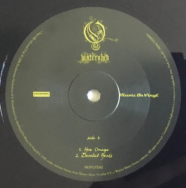 OPETH WATERSHED (LIMITED/180G) Vinilo6