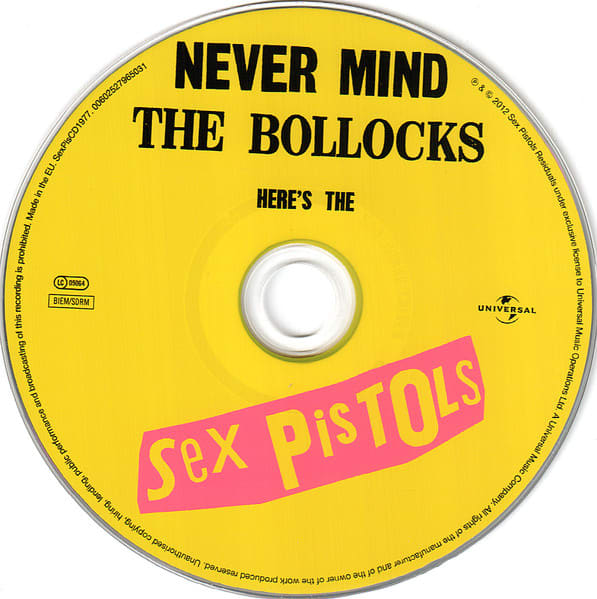 Sex Pistols Never Mind The Bollocks, Here’s The Sex Pistols Cd3