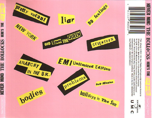 Sex Pistols Never Mind The Bollocks, Here’s The Sex Pistols Cd2