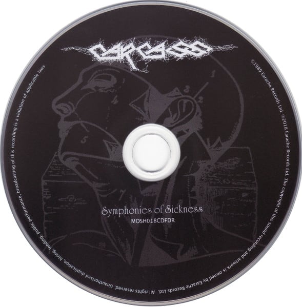 Carcass Symphonies Of Sickness Cd3