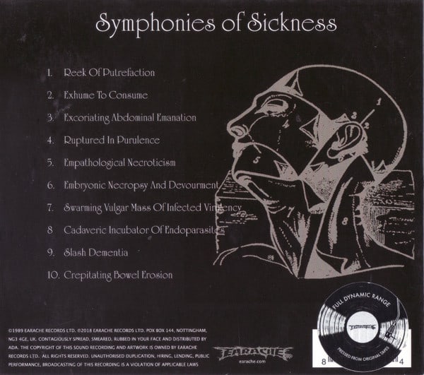 Carcass Symphonies Of Sickness Cd2