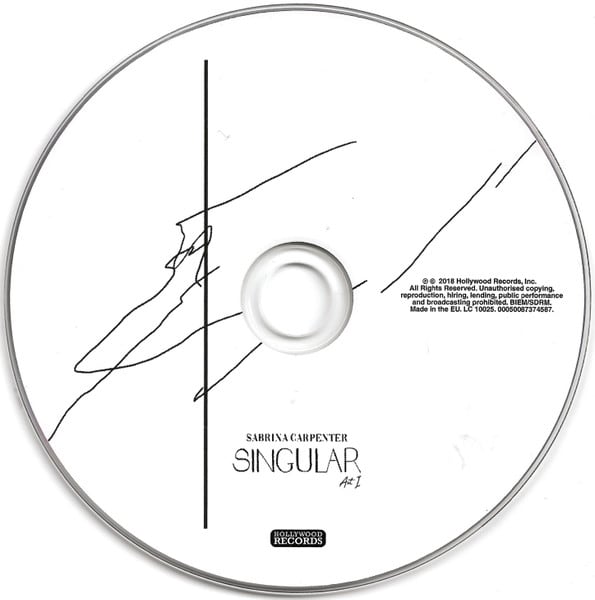Sabrina Carpenter Singular Act I Cd3