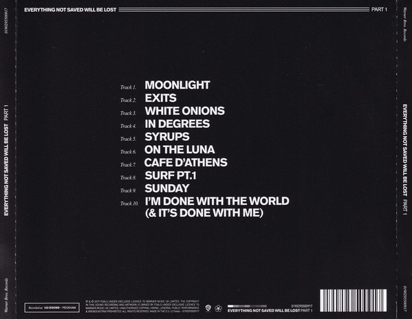 Foals Everything Not Saved Will Be Lost Part 1 CD1