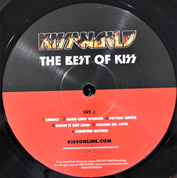 KISS KISSWORLD - THE BEST OF KISS (2 LP) Vinilo5