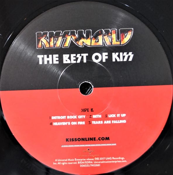 KISS KISSWORLD - THE BEST OF KISS (2 LP) Vinilo4