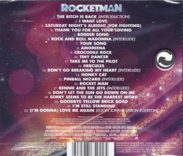 Rocketman (música De The Motion Picture) Cd2