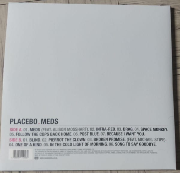 Placebo Meds Vinilo1