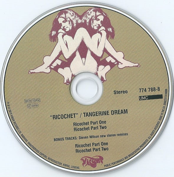 Tangerine Dream Ricochet Cd3