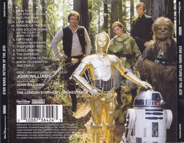 John Williams (4), The London Symphony Orchestra Star Wars: Return Of The Jedi cd2