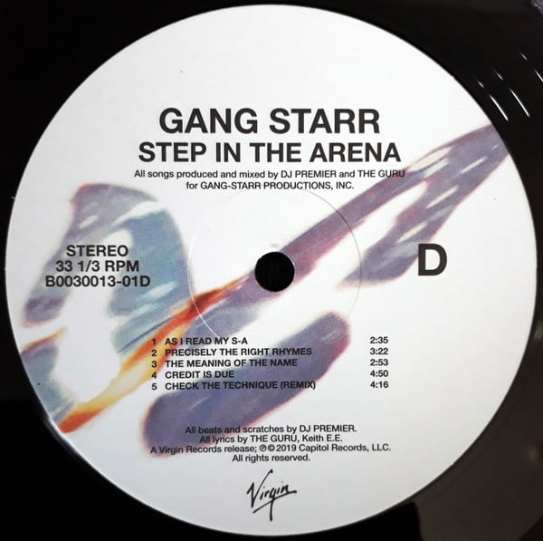 Gang Starr Step In The Arena Vinilo6