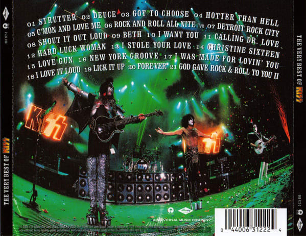 Kiss The Very Best Of Kiss Cd2