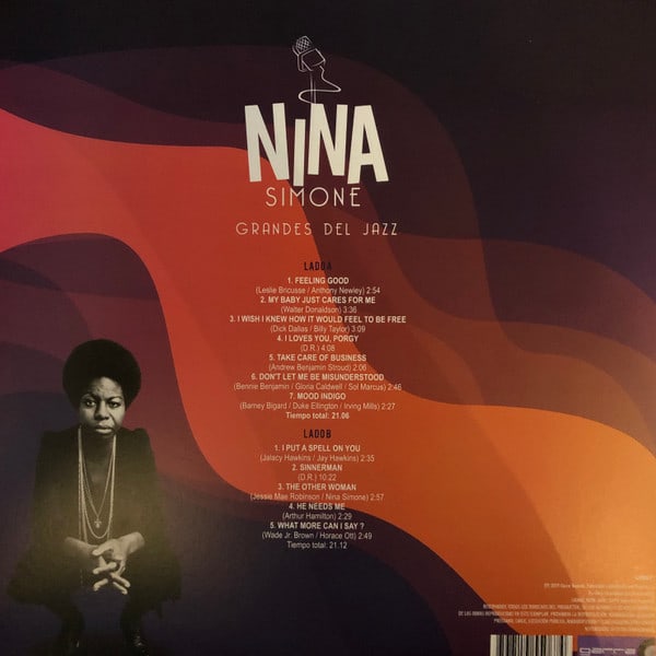 Nina Simone Grandes Del Jazz Nuevo Y Sellado Vinilo2