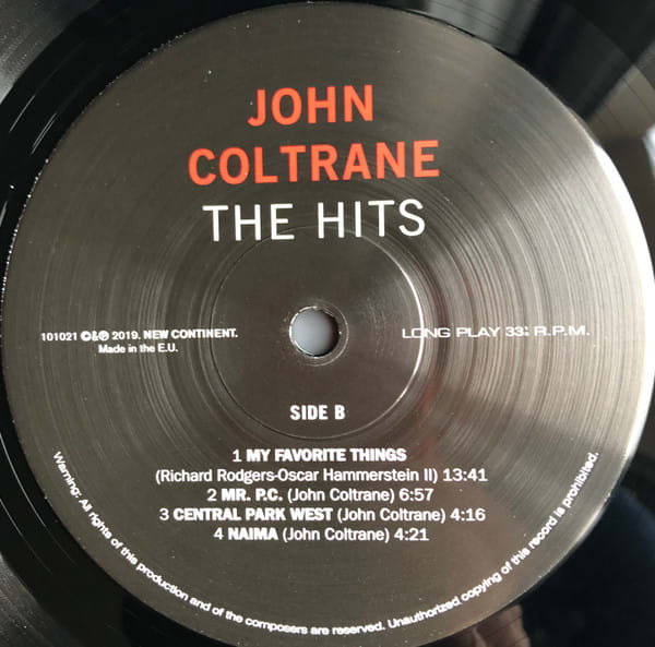 John Coltrane The Hits Nuevo Y Sellado Vinilo3