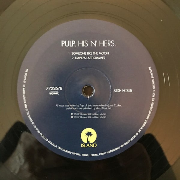 Pulp His 'N' Hers Vinilo6