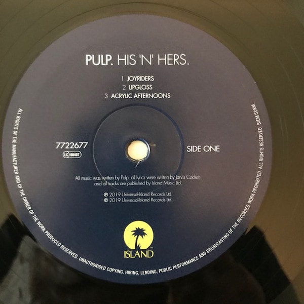 Pulp His 'N' Hers Vinilo3