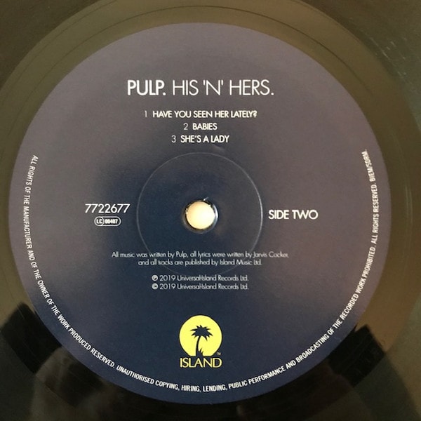 Pulp His 'N' Hers Vinilo4