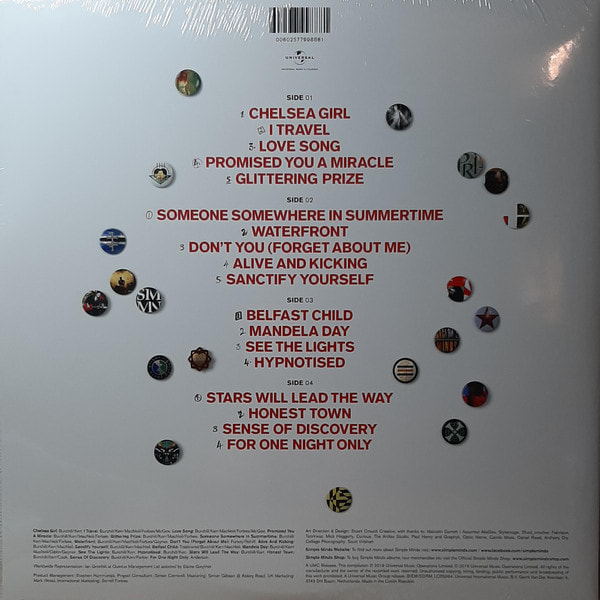 Simple Minds 40 The Best Of 1979 -2019 vinilo2