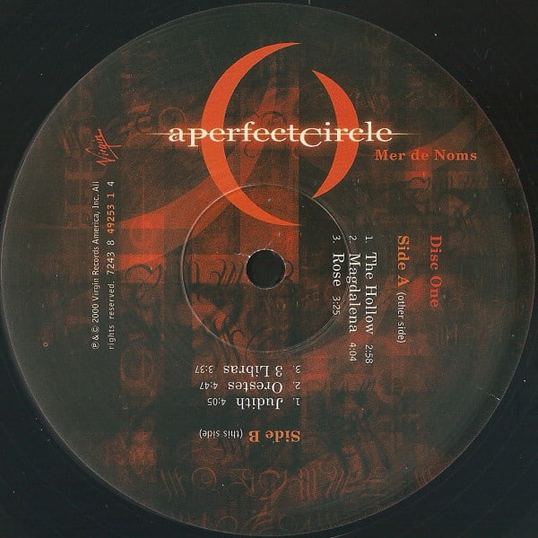 A Perfect Circle Mer De Noms Vinilo6
