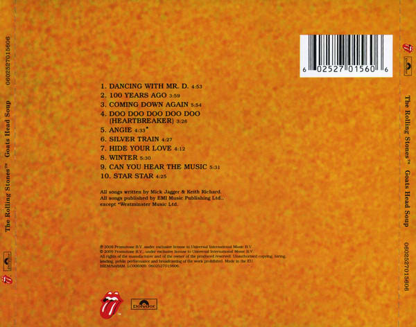 The Rolling Stones Goats Head Soup CD2