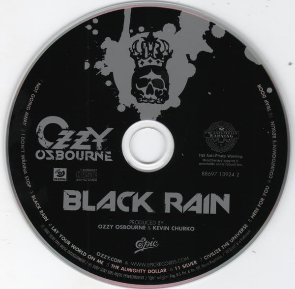 Ozzy Osbourne Black Rain CD3