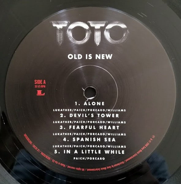 Toto Old Is New 2020 Original Importado Vinilo4