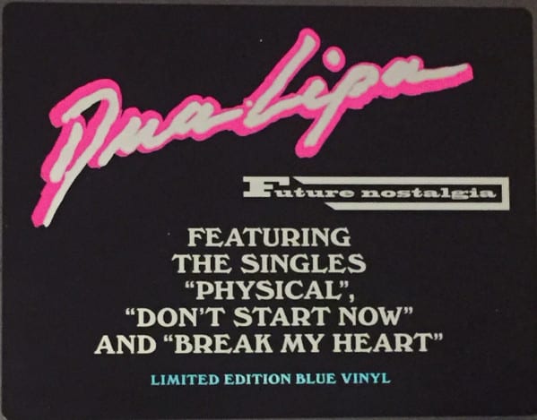 Dua Lipa Future Nostalgia Vinilo3