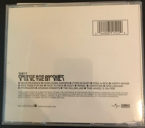 Siouxsie And The Banshees The Best Of... Cd2
