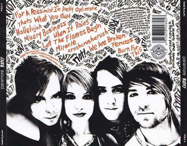 Paramore Riot! Cd2