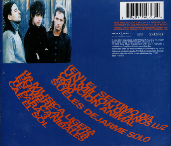 Soda Stereo Canción Animal CD2
